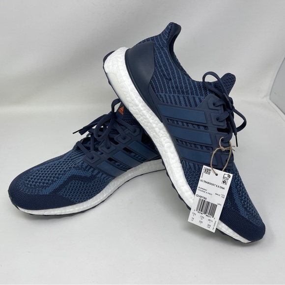 ADIDAS Ultra Boost 5.0 DNA Shadow Navy/Wonder Steel GV8750 Men's shoes sz 13.5 - Picture 12 of 12